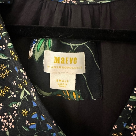 Maeve by Anthropologie Dulcie Midi Dress Paisley Print Size Small - Picture 3 of 11